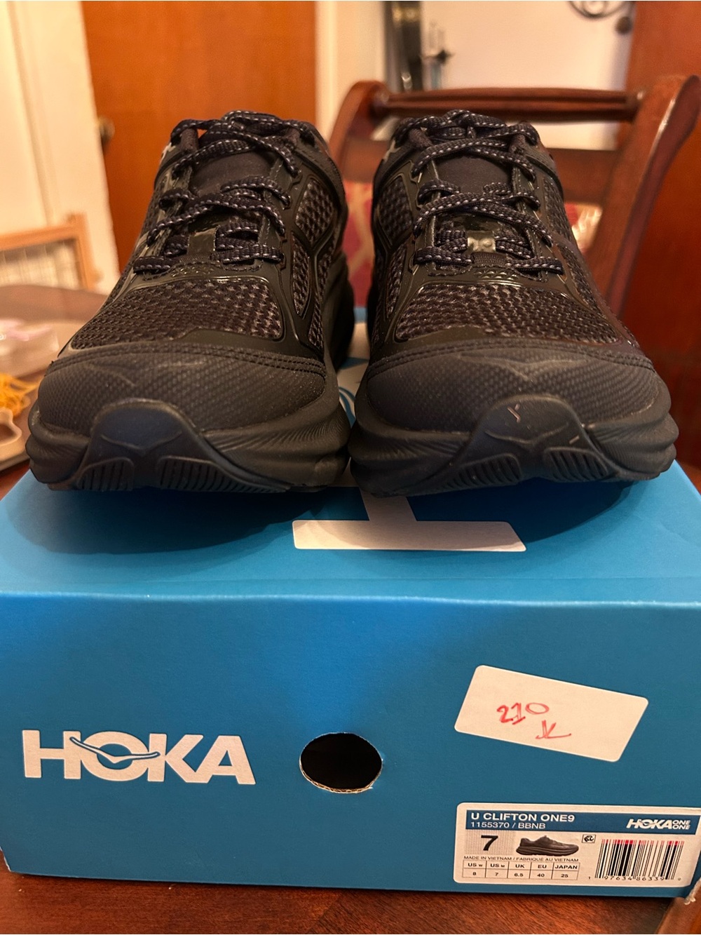 Hoka Black Women's Athletic Running Shoes